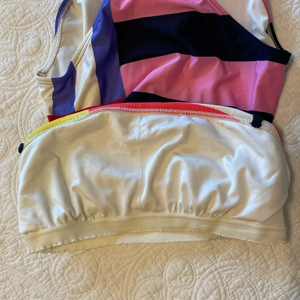 Kate Spade strapless striped one- piece swimsuit - Picture 4 of 6